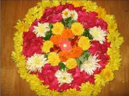 Easy Flower Rangoli Designs