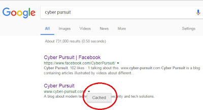 Cached pages on Google and what they mean to you