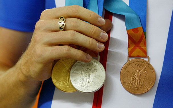 medalla olimpica atenas