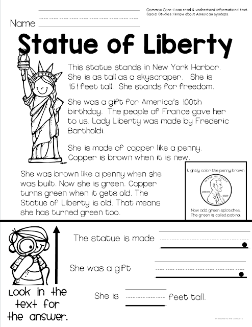 American Symbols Unit by Teacher to the Core includes everything you need