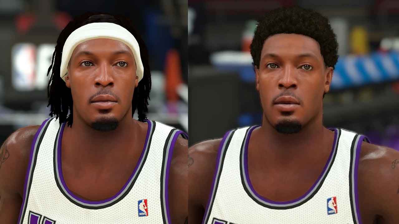 NBA 2K23 Gerald Wallace Cyberface (Updated Hairstyles)