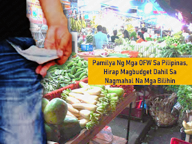 What is the main reason why many Filipinos decided to leave their beloved family behind and work abroad? It is to earn more in order to be able to give their family the best possible future they can give. To buy the things they need, to have their own house to call their home, etc. The overseas Filipino workers  (OFW) are usually breadwinners supporting even their extended families as well. The remittances the OFWs send to their loved ones used to be enough to pay their bills, mortgages and even a little extra for them to go to the mall and enjoy. Today, the families of the OFWs are experiencing difficulty in stretching their budget for the whole month due to the high prices of everything. From basic commodities, transport fares, school supplies, etc.        Advertisement  Godofredo's wife is an OFW in Malaysia. She needed to work there because the family cannot rely on his salary as a "barangay tanod" alone. They use the remittances they receive from his OFW wife for the education of their children, while his salary from his local job is used to pay their electric and water bills.   Gina also experienced difficulty in making ends meet and forced to transfer her children to a public school because the remittances sent by her OFW husband is not enough anymore for their expenses.  The remittances sent by OFWs abroad is considered the redeeming grace for the Philippine economy by helping stabilize the country's dollar reserve.    Ads   The Bangko Sentral ng Pilipinas (BSP) said that the OFW remittances had been slowing down and this year was the slowest flow of cash remittances in the past seventeen years. It is due to the repatriation program of the government, according to the BSP.  From $13.8 Billion from January to June last year, OFW remittances had slightly gone up to $14.2 Billion at the same period this year.  The government said headline inflation rate went up to 4.6 % in May as compared to 2.9%  last year mainly caused by price increases in fish and seafood, fuel, lubricants, bread, and cereals. Average inflation at 4.1 %, higher than the government’s 2 - 4 % target for 2018. Due to the price hike, OFWs are encouraged to send at least 20% more of their usual remittance for their family to cope up with the experienced inflation, at least until the prices stabilized.    Ads  While OFWs do their best to provide for heir family back home, the latter also need to learn to value their sacrifices and hardships by spending the remittances wisely. It is important for them to know how to spend the remittances wisely as a way of helping their beloved OFW.