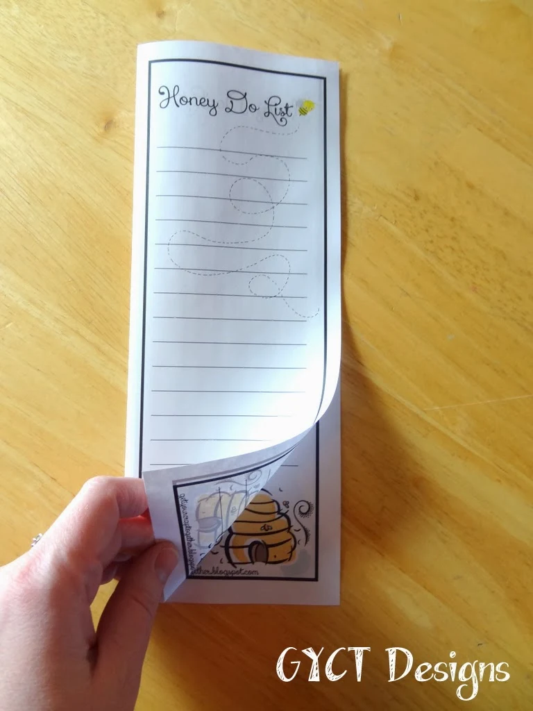 Printable Honey Do List by GYCT