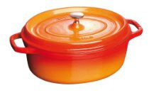 Staub 6 Quart Oval Cocotte, Orange