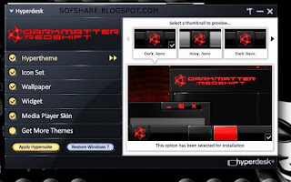 Hyperdesk Darkmatter - Software Theme Package