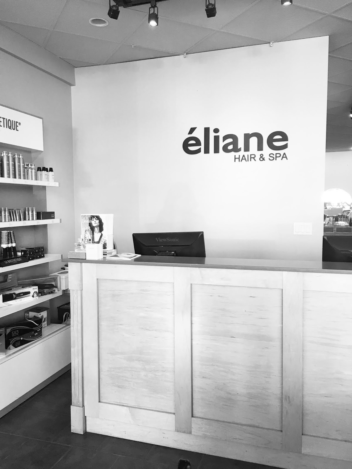Eliane Hair & Spa welcome desk
