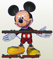 Papercraft Mickey