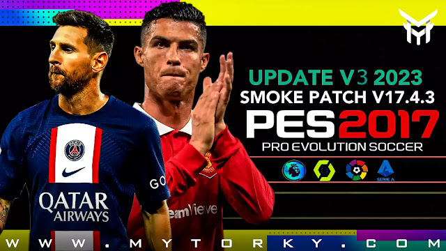 PES 2017 | SMOKE PATCH V17.4.3 2023 UPDATE V3 UNOFFICIAL