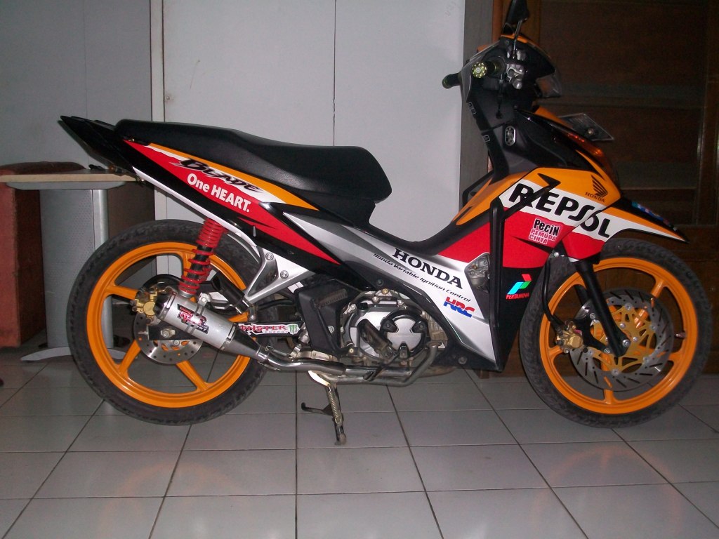 97 Foto Modifikasi Motor New Honda Blade TeaModifikasi