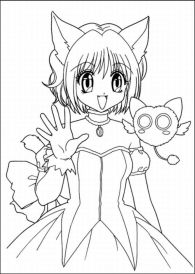 Download Anime Christmas Coloring Pages