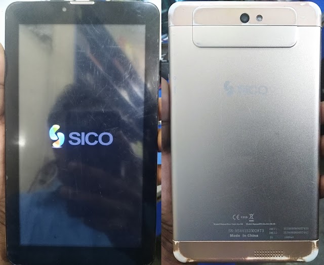 SICO Tab 4 Go 3G Flash File MT6580 6.0 (Stock ROM)