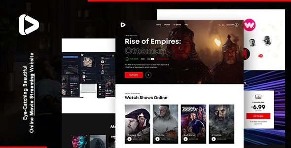 Best Online Movie Streaming Joomla Template