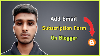 How to add follow by email on blogger