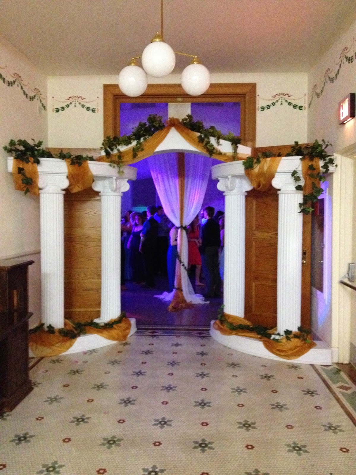  Party  People Event Decorating  Company  Greek theme prom 