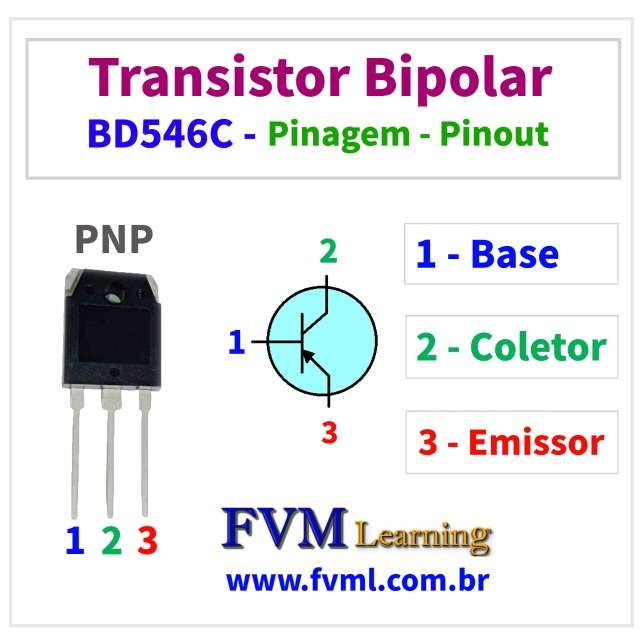 Datasheet-Pinagem-Pinout-transistor-PNP-BD546C-Características-Substituição-fvml