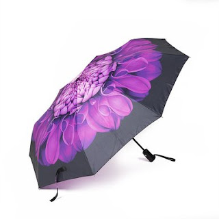 Close Umbrella Travel Umbrella, Oak Leaf Automatic 