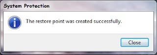 Membuat System Restore Point Pada Windows 7