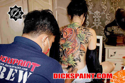 Body Painting Koi Fish Jakarta