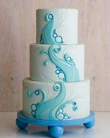 Blue Wedding Cakes Pictures