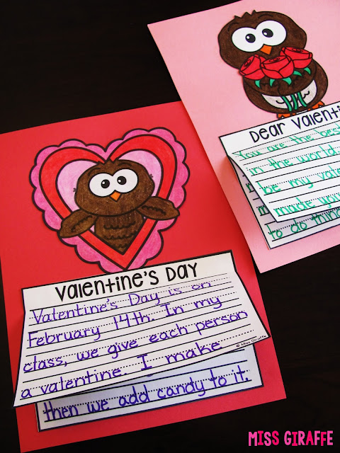 FREE Valentine's Day writing craft activities