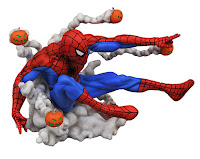 Marvel Comic Gallery Spider-Man Pumpkin Bombs PVC Diorama