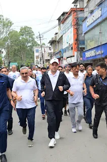 Swachta league marathon organised in dehradun
