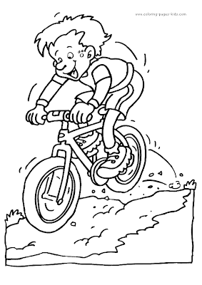 Sport Coloring Page For Kids 