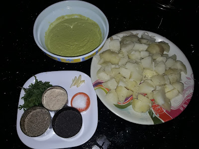 Ingredients for Phalahari Potato Vegetable