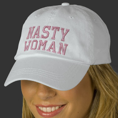 Nasty Woman Pink Lettering
