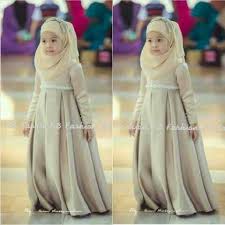 Model Baju  Gamis  Muslim Lucu Keluaran  Terbaru  Untuk Anak 