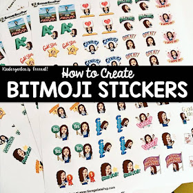 Bitmoji stickers can be the perfect motivator for students in your classroom.  Check out this how-to guide for making your own bitmoji stickers for your elementary, middle, or high school students!