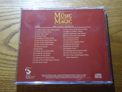 【ディズニーのCD】サウンドトラック　「The Music Behind the Magic:ONE（リトル・マーメード）」アラン・メンケン
