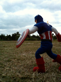 captain america stop motion