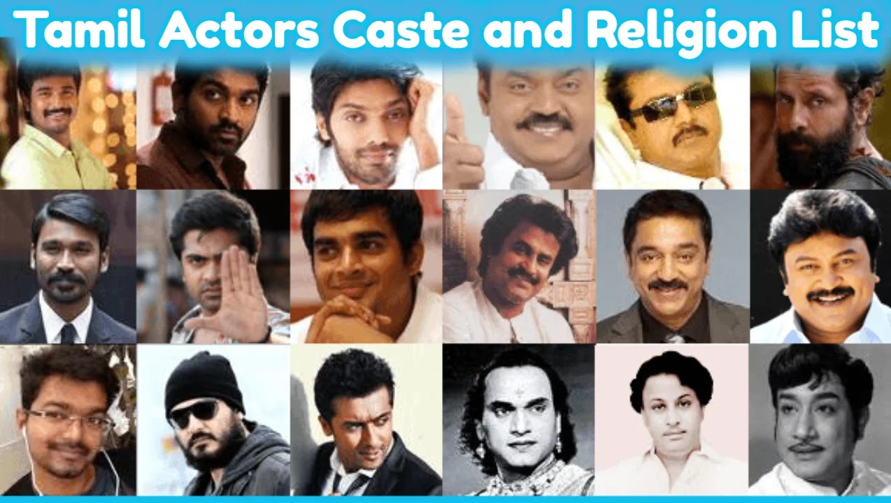 Tamil Actors Caste And Religion List All Heroes List tamil actors caste and religion list