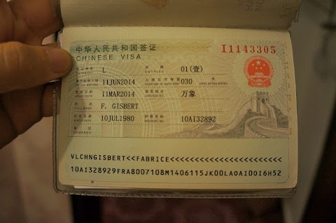 Le visa chinois à Vientiane