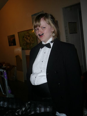 Silly Poirot Costume, Halloween 2011, Adventures in the Past Blog