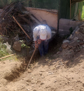 Digging foundations