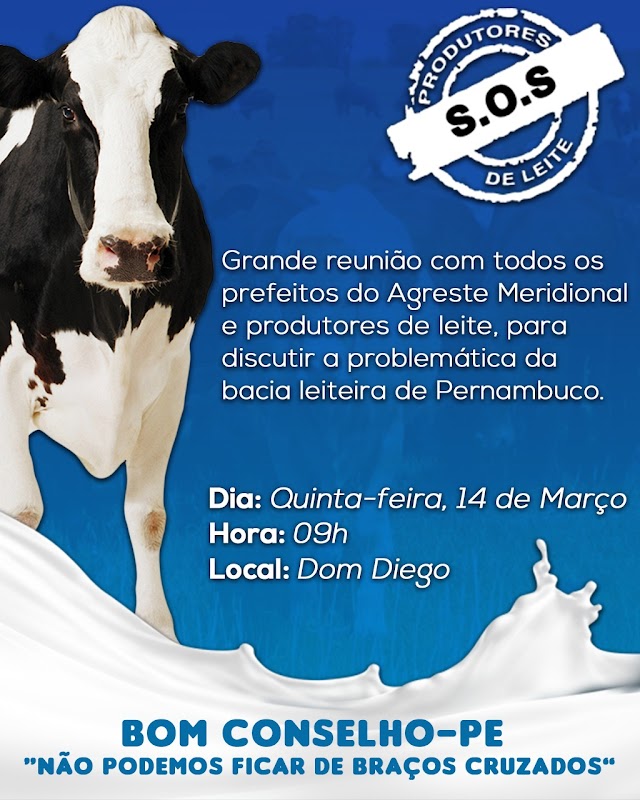 PREFEITOS DO AGRESTE MERIDIONAL DE PERNAMBUCO FAZEM REUNIÃO COM PRODUTORES DE LEITE