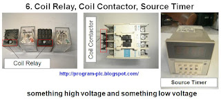 Coil Relay, Contactor Coil, Timer Sumber