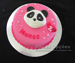 Bolo com o Panda para o 2º aniversário da Leonor