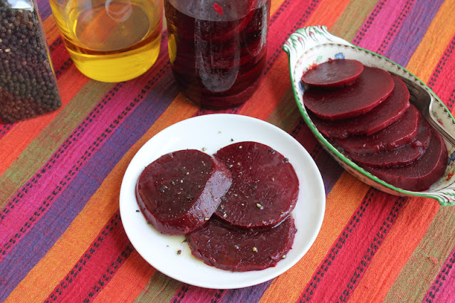 Food Lust People Love: These easy pickled beets are ready to eat in hours or will keep well chilled for weeks! Enjoy them straight from the jar or drizzled with olive oil and a sprinkle of black pepper, salad style.