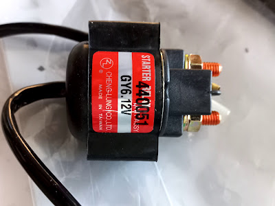 Honda CB500K1 new starter solenoid