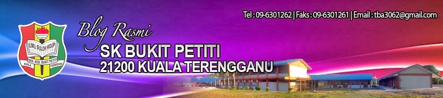 SK BUKIT PETITI  Kuala Terengganu: Petua amalan 