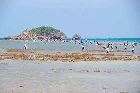 festival, procession, people, Henza, island, Sanguacha, sea, Okinawa