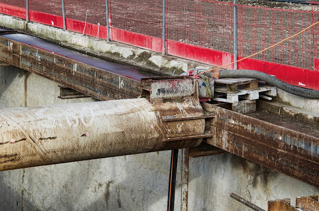 Baustelle Neubau der S-Bahn Verbindung Berlin Hbf - Nordring, 10557 Berlin, Heidestraße, S21, 06.02.2014