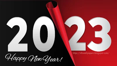 Happy New Year 2023: Wishes, Black, Red, HD, Image For Whatsapp