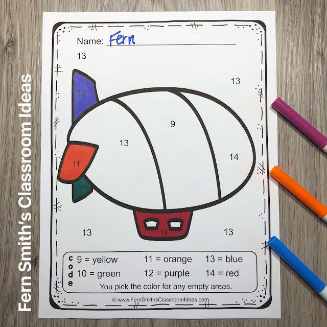 Click Here to Grab These Adorable Transportation Color By Code Kindergarten Know Your Numbers and Shapes Printable Worksheets Today!