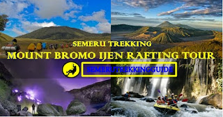 Semeru Trekking Bromo Ijen Rafting Tour 5 Days