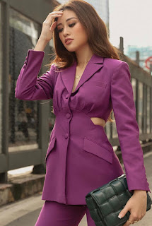 Phối blazer mùa thu như sao Việt