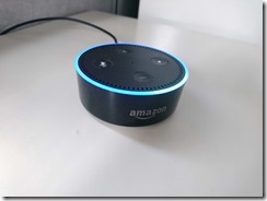 声に反応するAmazon echo Alexa(アレクサ）